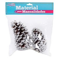 Art.10739 Piñas Medianas Diamantadas 13cm (Aprox) 2pz