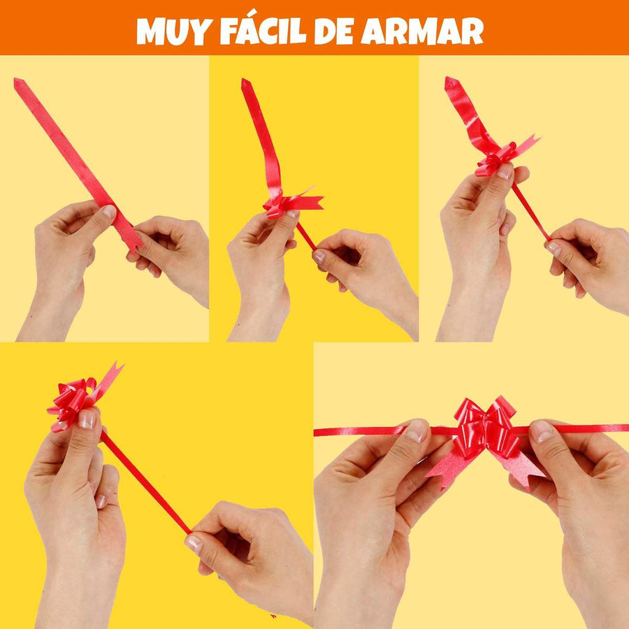 Art.10873 Moño Decorativo Chico 7cm 6pz