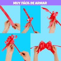 Art.10876 Moño Decorativo Extra 16cm 2pz