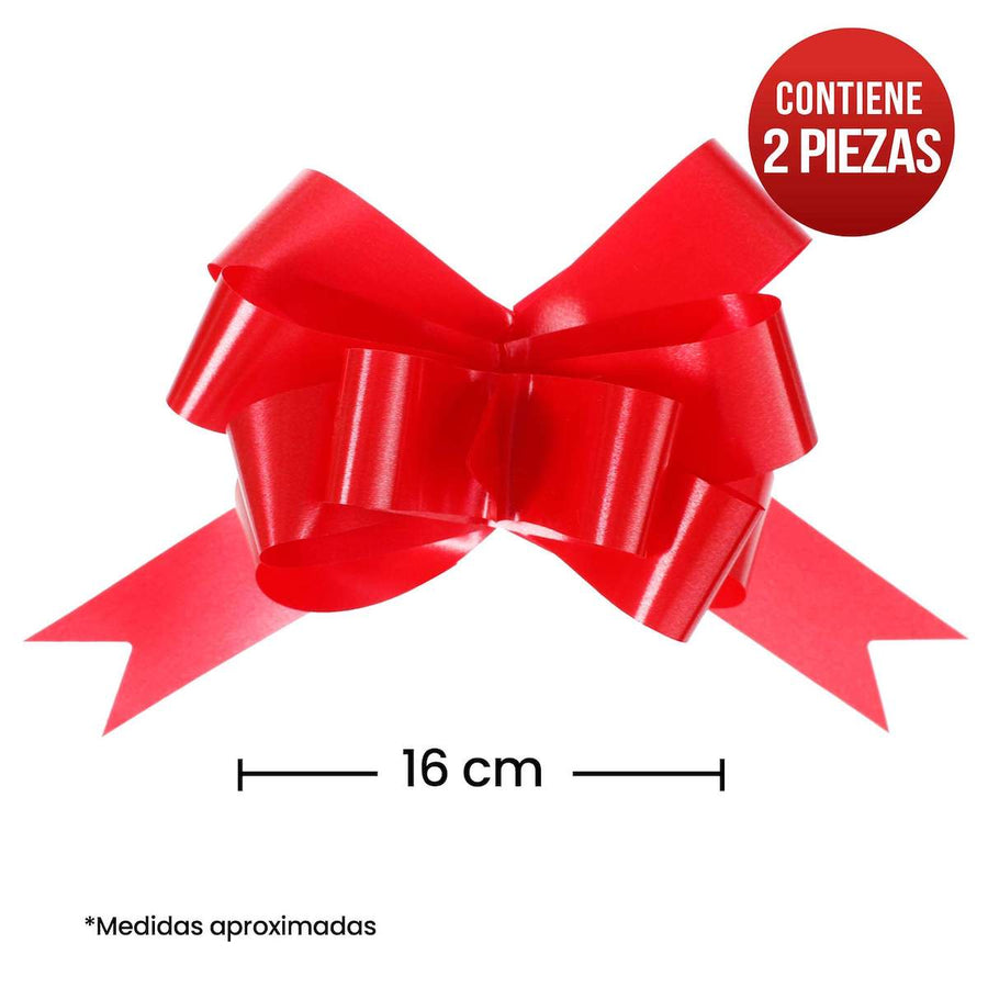 Art.10876 Moño Decorativo Extra 16cm 2pz