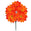 Fantasías Miguel Art.10917 Bush Dalia x5 28cm 1pz Naranja