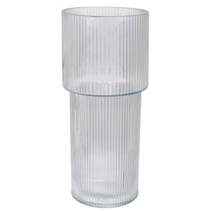 Art.11252 Florero Cristal 24.2x11cm 1pz