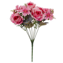 Art.11551 Ramo Mixto Rosas x7 32cm 1pz