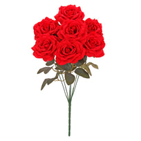 Art.11553 Ramo Rosa Abierta x7 43cm 1pz