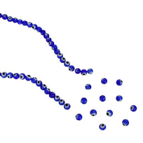 Art.11605 Cuenta Ojo Turco Redondo 6mm Hilo 35cm (aprox 65pz)