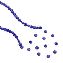 Art.11606 Cuenta Ojo Turco 2x6mm Hilo 35cm (aprox 65pz)