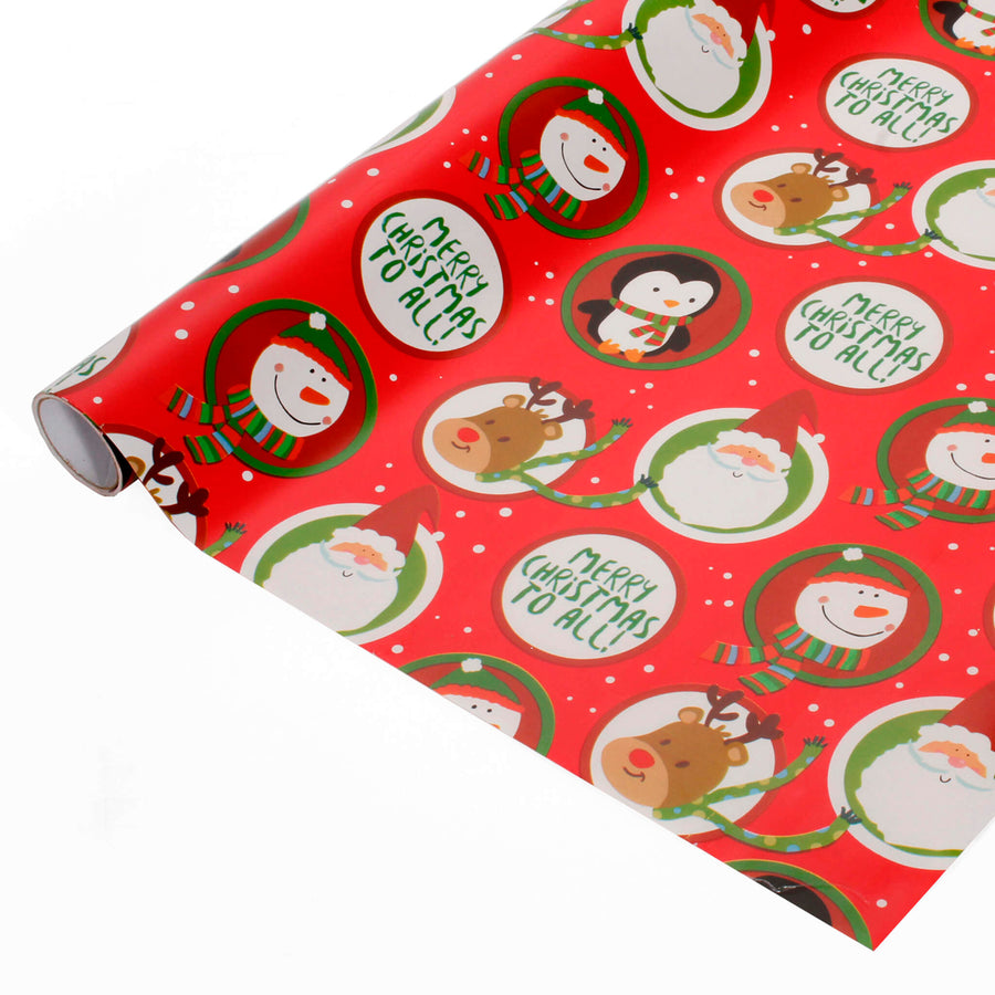 Art.11620 Rollo Papel Para Envoltura Navideño 3m 1pz