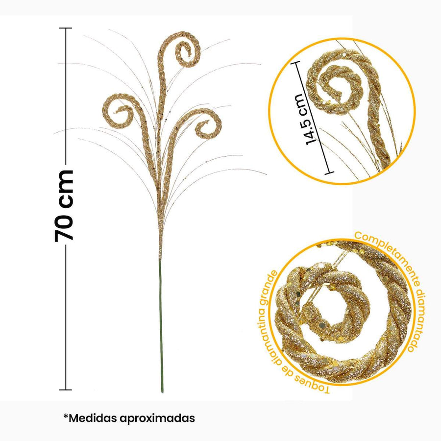 Art.1164 Vara Bastón x3 70cm 1pz