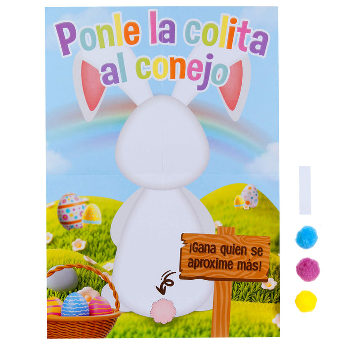 Art.11730 Juego Conejo Pascua 69x49cm 1Jgo