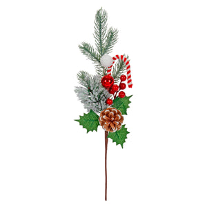 Art.11801 Pick Navidad Caramelo/Piña 41cm 1pz