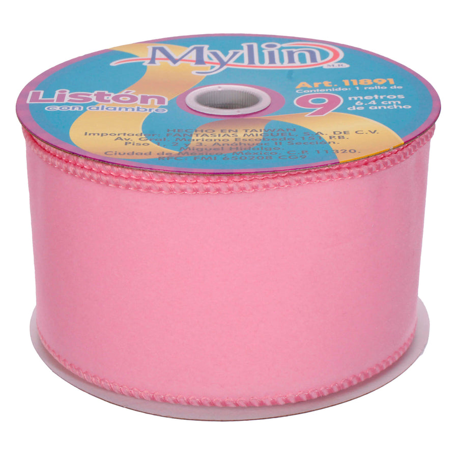 Art.11891 Listón Liso 6.4cm 9m