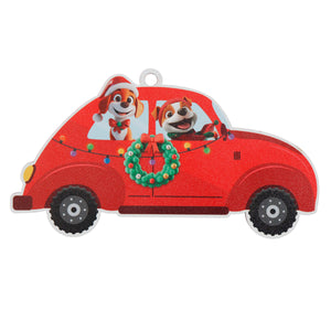 Art.12186 Esfera Mascota Navidad 10x15cm 1pz