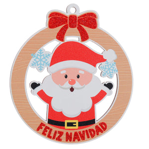 Art.12189 Esfera Personaje Navidad 12.5x11cm 1pz