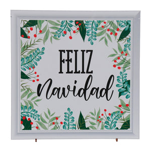 Art.12229 Cuadro Navidad 25x25x4.5cm 1pz