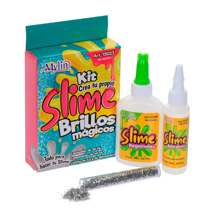 Art.13023 Kit Slime Brillos Mágicos 60ml/3.3g 3pz