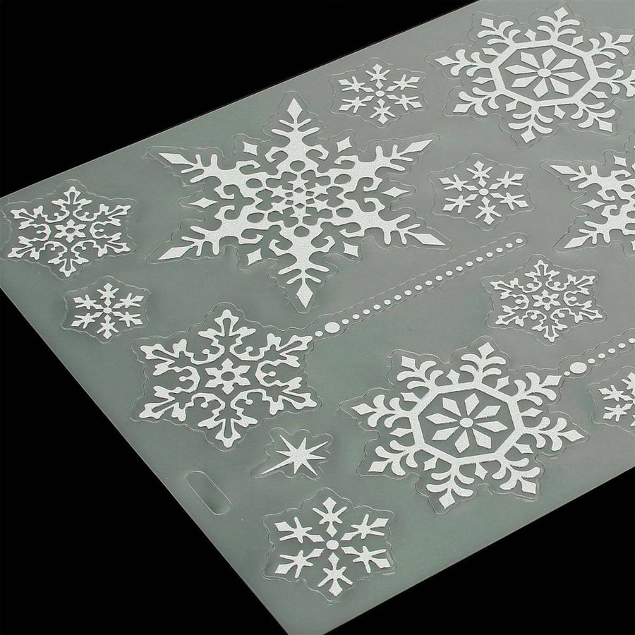 Art.151 Calcomanía Copo De Nieve Mediano 1 Planilla