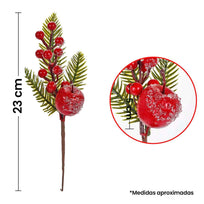 Art.1526 Pick Nevado Manzana/Cerezas 23cm 1pz