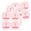 Fantasías Miguel Art.2890 Calcomanía Círculo Mi Presentación 4.5x4.5cm 12pz Rosa