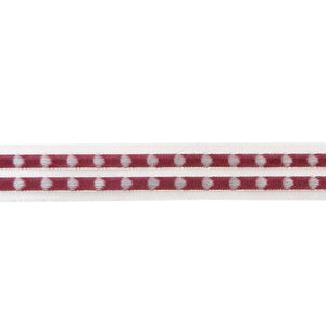 Art.2979 Listón Organza Con Puntos Con Satín