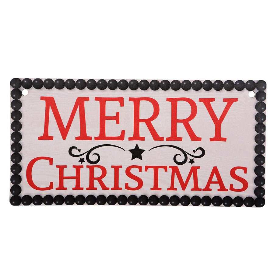 Art.362 Tablita Feliz Navidad 12.5x25cm 1pz