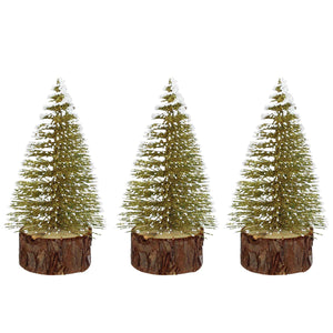 Art.3832 Mini Pino Con Base 10.5x5cm 3pz