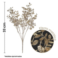 Art.4727 Ramo Hojas Metálicas 33cm 1pz