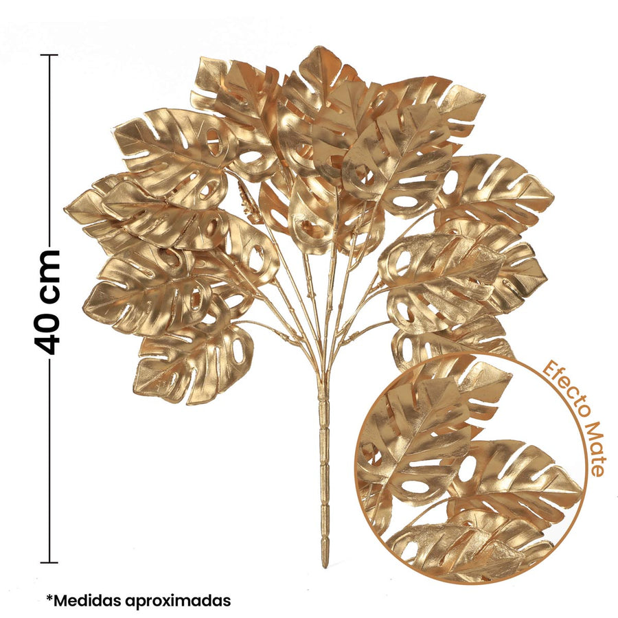 Art.4982 Ramo Follaje Color Mate 40cm 1pz