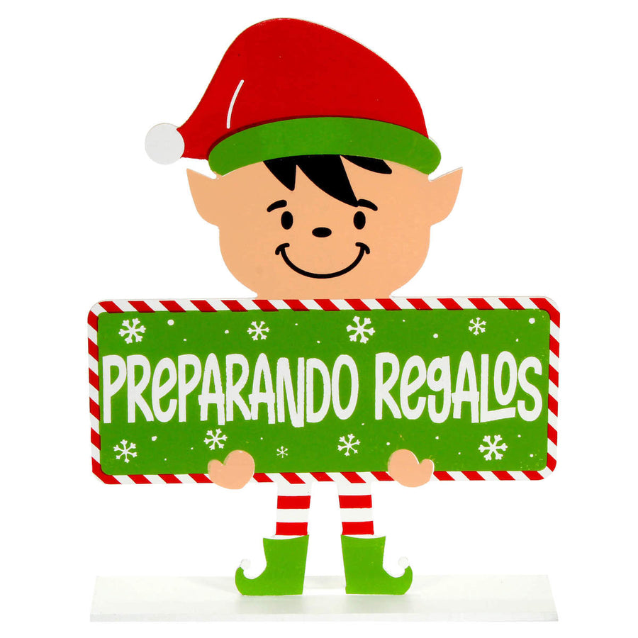 Art.5277 Personaje Con Letrero De Color