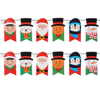 Art.5847 Banderín Personaje Navidad  x12