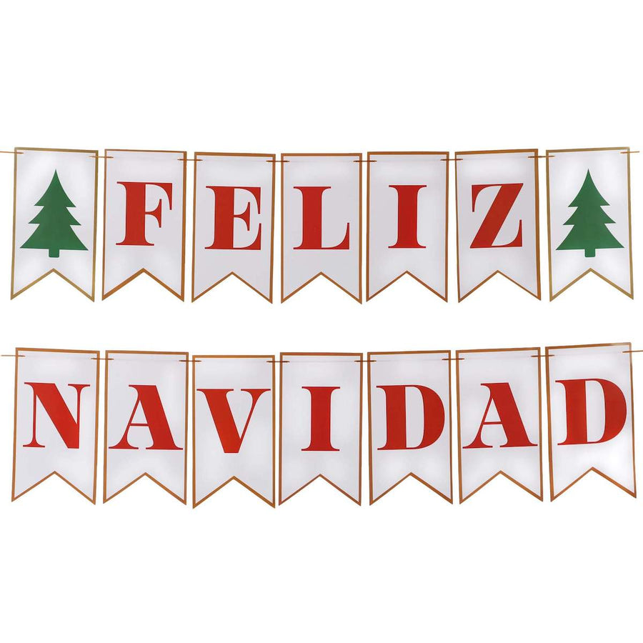 Art.5855 Banderín Feliz Navidad x14