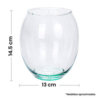 Art.6267 Pecera Ovalada 14.5x13cm (Aprox) 1pz