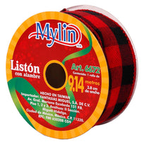 Art.6672 Listón Cuadros 3.8cm 9.14m