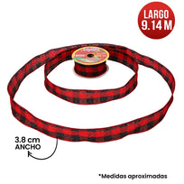 Art.6672 Listón Cuadros 3.8cm 9.14m