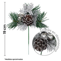 Art.6843 Pick Piñas Cerezas 19cm 1pz