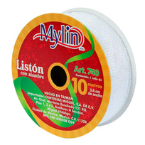 Art.740 Listón Organza Puntos Diamantado 3.8cm 10m