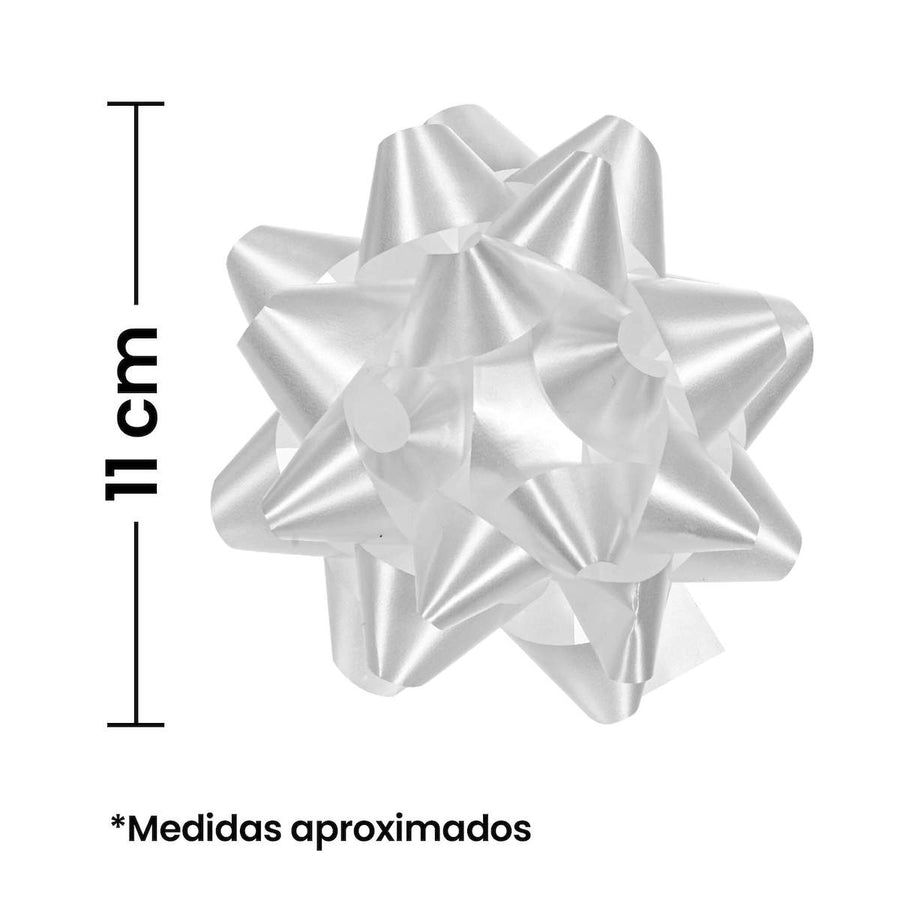 Art.8138 Moños Grande Estrella 11cm 2pz