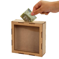Art.8522 Alcancía Lisa 16x16x6cm 16x16x6cm 1pz