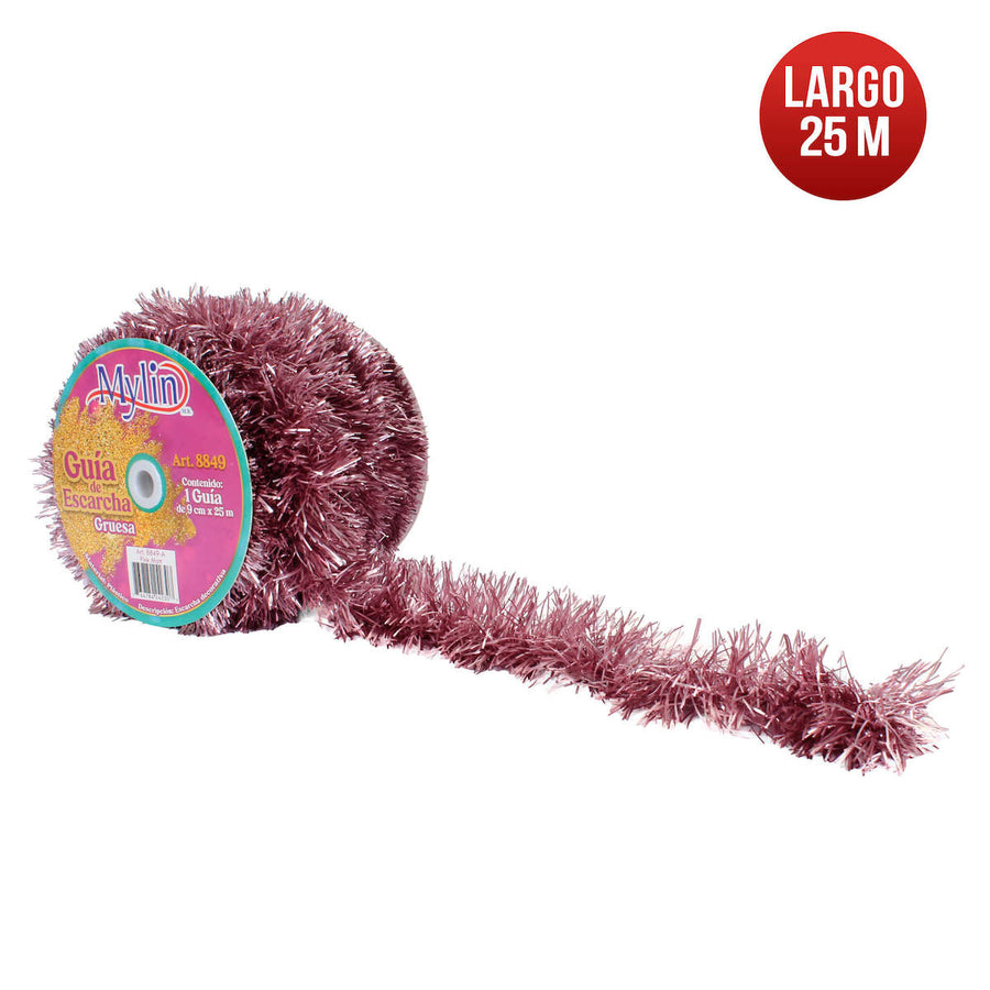 Art.8849 Escarcha Mate Carrete 9cm 25m