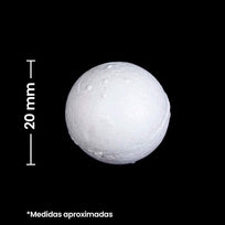 Art.9125 Unicel Esfera 20mm 50pz