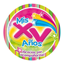 Art.9158 Celebración Calcomanía Redonda