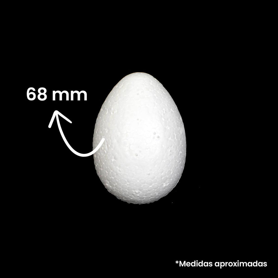 Art.9286 Unicel Huevo 68mm 1pz