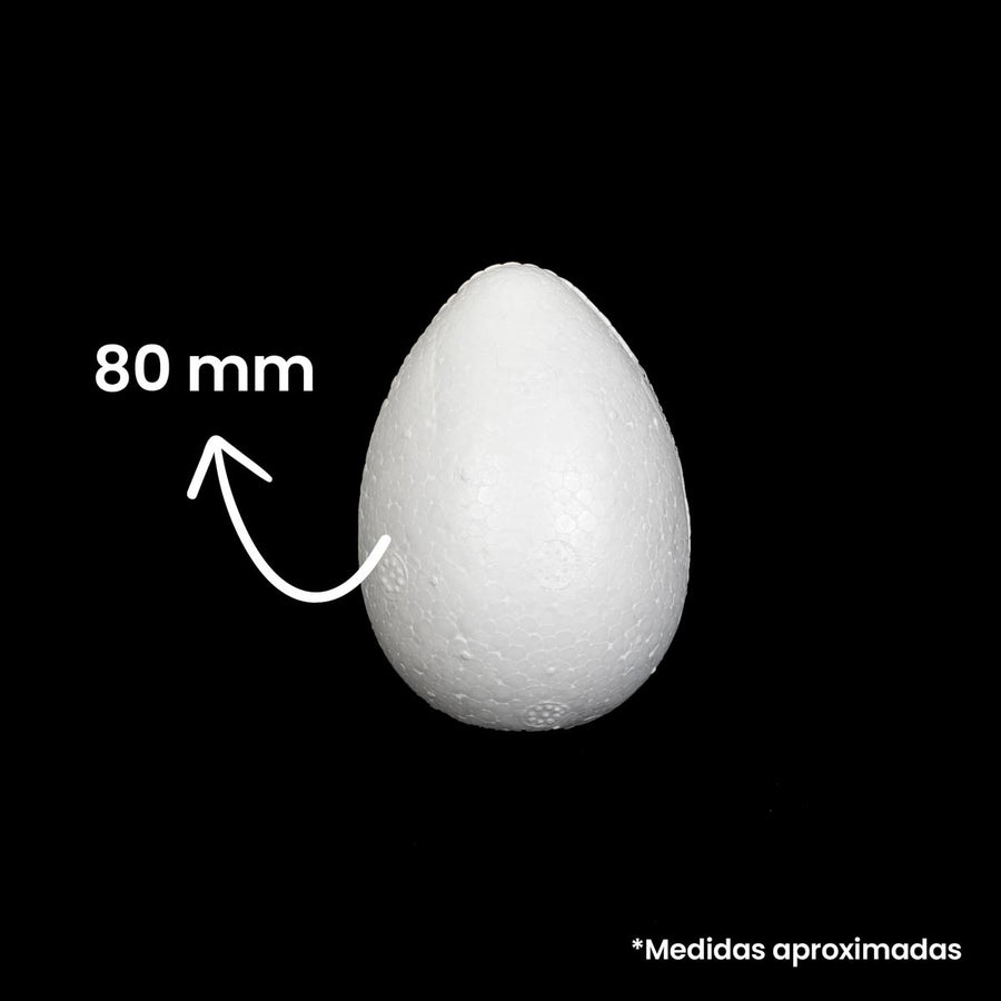 Art.9287 Unicel Huevo 80mm 1pz