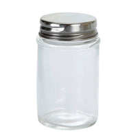 Art.9370 Frasco De Vidrio Con Tapa Metálica aprox 95ml