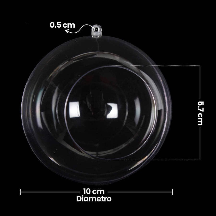 Art.9938 Esfera Con Orificio Armable 100mm 2pz