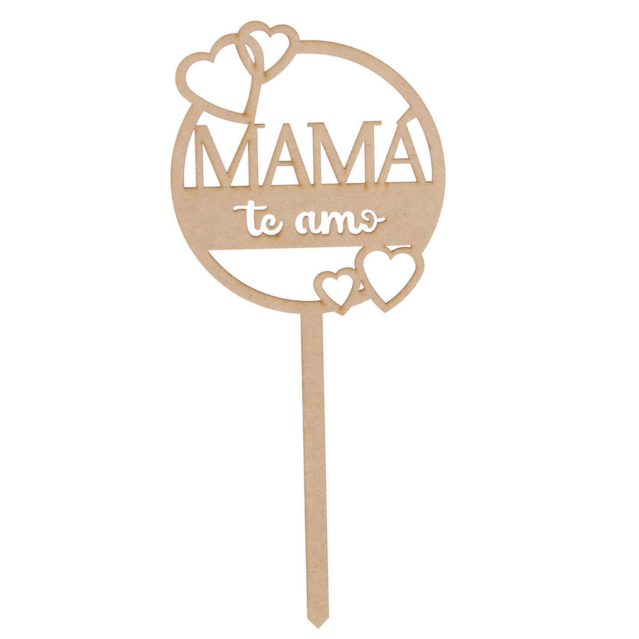 Art.10095 Pick Circ Mama Te Amo 27x12cm