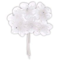 Art.2738 Ramito Flores Con Piedra X6 Flores