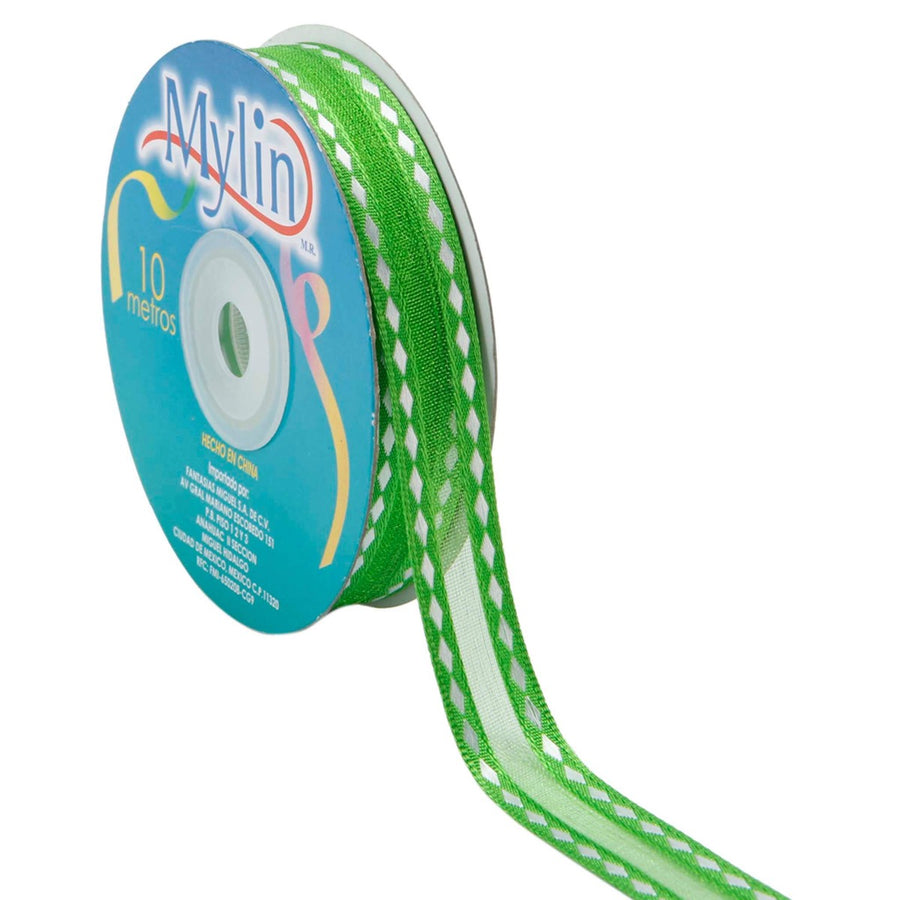 Art.4978 Listón Organza Orilla Rombos