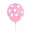 Fantasías Miguel Art.6262 Globo Impreso Con Puntos #12 10pz Rosa