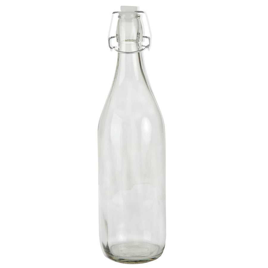 Art.9608 Botella Cristal Con Tapón Clip 1,000ml