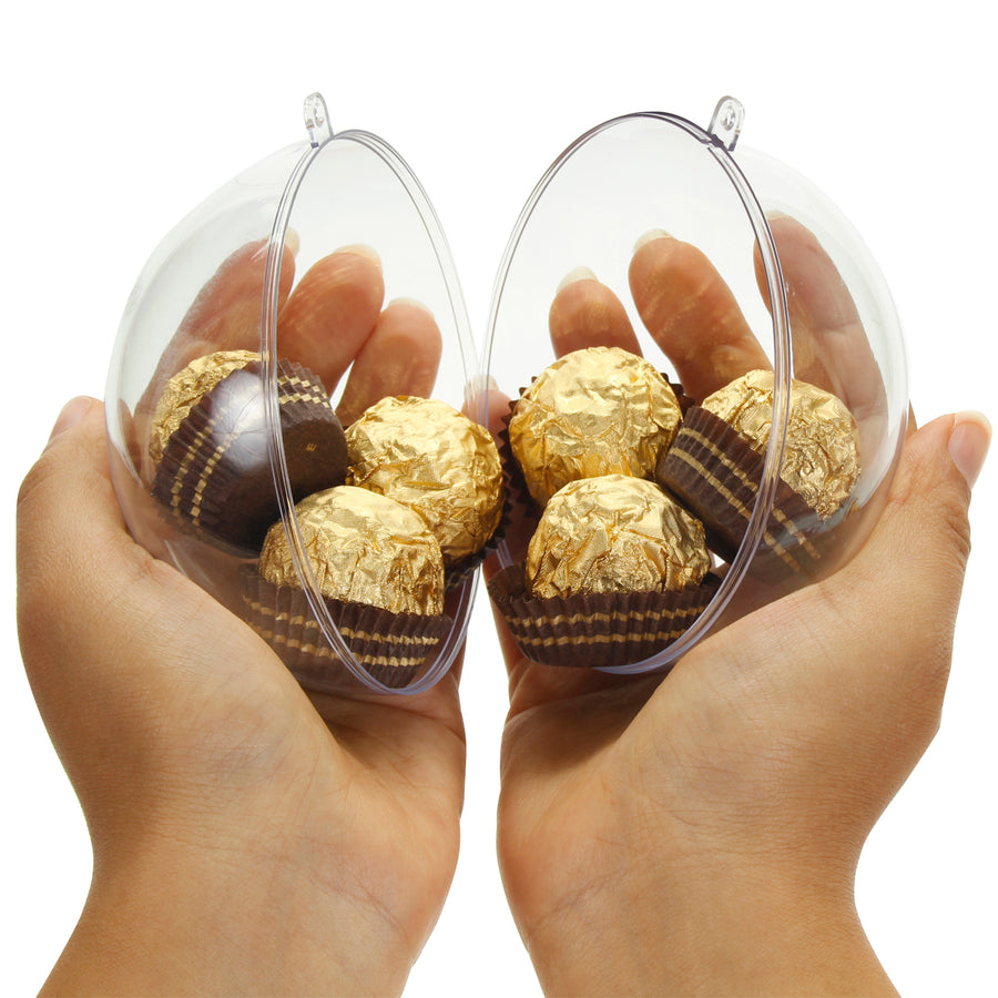 Art.9924 Esfera Transparente Armable 100mm 2pz